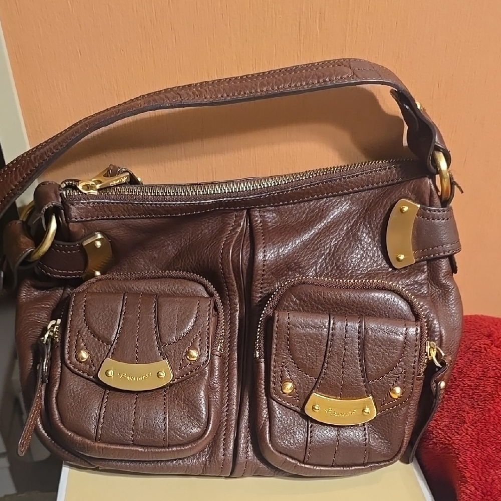 Brown Leather Shoulder Bag